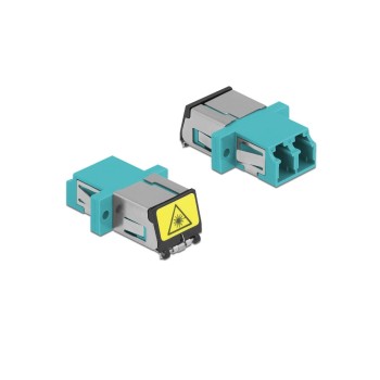 Delock Accouplement à fibre optique LC – LC Duplex Multimode OM3 1 pièce Delock Accouplement à fibre optique LC – LC Duplex Multimode OM3 1 pièce