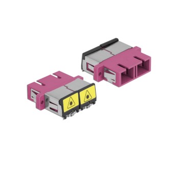 Delock Accouplement à fibre optique SC – SC Duplex Multimode OM4 1 pièce Delock Accouplement à fibre optique SC – SC Duplex Multimode OM4 1 pièce