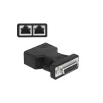 Delock Adaptateur D-Sub 15 broches femelles Gameport D-Sub 15 Pin - 2x RJ-45