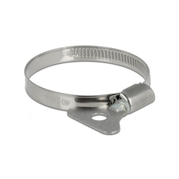 Delock Schlauchschellen 40-60mm, 10 Stück, with Flügelmutter, Metall Delock Schlauchschellen 40-60mm, 10 Stück, with Flügelmutter, Metall