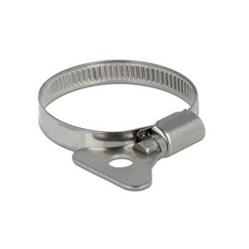 Delock Schlauchschellen 32-50mm, 10 Stück, with Flügelmutter, Metall Delock Schlauchschellen 32-50mm, 10 Stück, with Flügelmutter, Metall