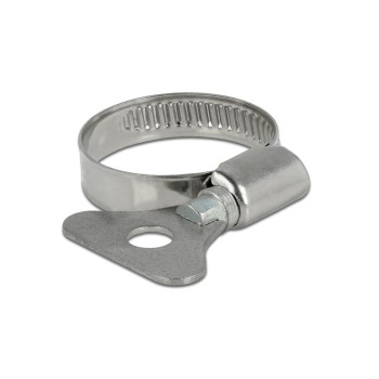 Delock Schlauchschellen 22-32mm, 10 Stück, with Flügelmutter, Metall Delock Schlauchschellen 22-32mm, 10 Stück, with Flügelmutter, Metall