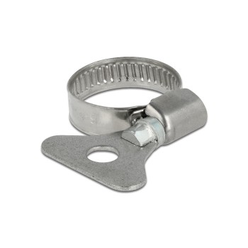 Delock Schlauchschellen 16-25mm, 10 Stück, with Flügelmutter, Metall Delock Schlauchschellen 16-25mm, 10 Stück, with Flügelmutter, Metall