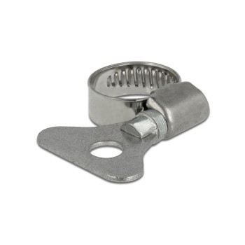 Delock Schlauchschellen 13-19mm, 10 Stück, with Flügelmutter, Metall Delock Schlauchschellen 13-19mm, 10 Stück, with Flügelmutter, Metall