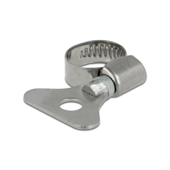 Delock Schlauchschellen 10-16mm, 10 Stück, with Flügelmutter, Metall Delock Schlauchschellen 10-16mm, 10 Stück, with Flügelmutter, Metall