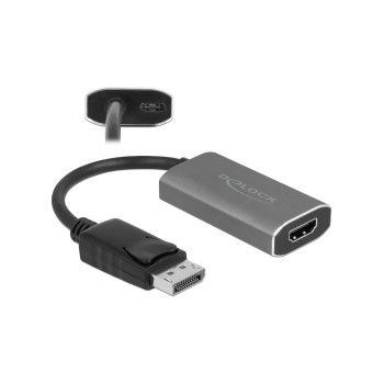 Delock Adapter DP 1.4 for HDMI, Aktiv Adapter 8K with HDR Funktion
