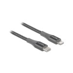 Delock Câble USB USB C - Lightning 2 m, Gris