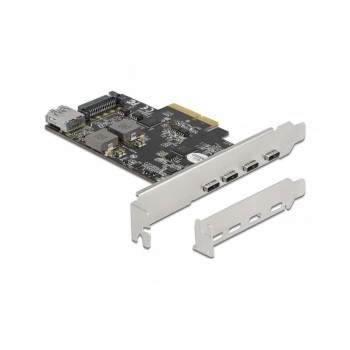 Delock 90059 PCI Express x4 Karte, zu 4 x USB Type-C + 1 x USB Typ-A