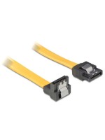 SATA2 cable intern, 30cm with Clip, yellow, Anschlüsse: unten / gerade