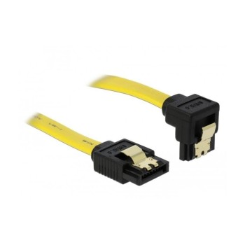 SATA2 cable intern, 30cm with Clip, yellow, Anschlüsse: unten / gerade SATA2 cable intern, 30cm with Clip, yellow, Anschlüsse: unten / gerade