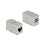 Delock Accouplement RJ45 - RJ45, Cat.6A, métal 1 Pièce/s