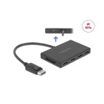 Delock Diviseur de signaux à 4 ports Displayport, 4K/60Hz