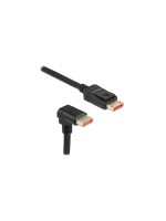 Delock Câble Coudé en bas DisplayPort - DisplayPort, 2 m