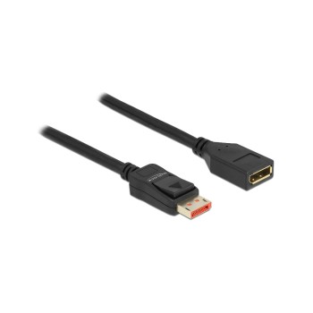 Delock DisplayPort Verlängerungscable, Stecker for Buchse, 8K 60Hz, 3m Delock DisplayPort Verlängerungscable, Stecker for Buchse, 8K 60Hz, 3m