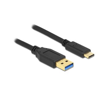Delock USB3.2 Gen1 cable Typ-A for C, 3m, black , bis for 5 Gbps Delock USB3.2 Gen1 cable Typ-A for C, 3m, black , bis for 5 Gbps