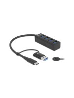 Delock USB 3.2 Hub 63828, 4 Port USB 3.2 Gen 1 Hub