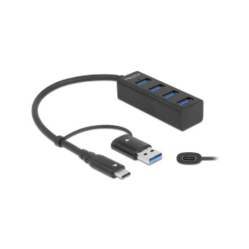 Delock USB 3.2 Hub 63828, 4 Port USB 3.2 Gen 1 Hub Delock USB 3.2 Hub 63828, 4 Port USB 3.2 Gen 1 Hub