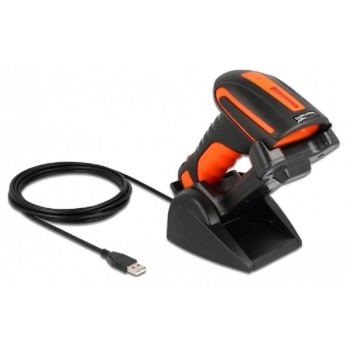 Delock 90556 Industrie Barcode Scanner, 1D + 2D, 2,4 GHz oder Bluetooth mit Ladesta Delock 90556 Industrie Barcode Scanner, 1D + 2D, 2,4 GHz oder Bluetooth mit Ladesta