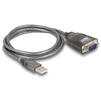 Schnittstellencable Adapter USB auf Seriell, 1x USB 2.0 Typ-A, 1x Seriell RS-232 DB9 Schnittstellencable Adapter USB auf Seriell, 1x USB 2.0 Typ-A, 1x Seriell RS-232 DB9