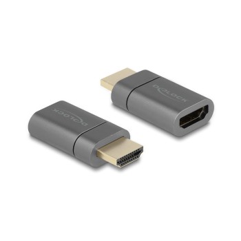Delock HDMI Adapter Stecker for Buchse, 8K 60Hz Magnetisch Delock HDMI Adapter Stecker for Buchse, 8K 60Hz Magnetisch