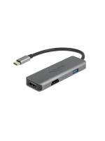 Delock USB Type-C for Dual HDMI Adapter, 4K 60Hz, USB Port, 15cm