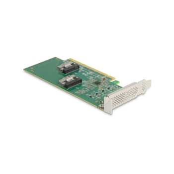 Delock PCI Express x16 Karte 4x SFF-8639, NVMe, Bifurcation, Low Profile Formfaktor