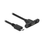 Delock Câble USB 2.0 Micro-USB B - Micro-USB B 1 m