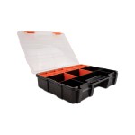 Delock Boîte d'assortiment Orange / Noir 21 compartiments