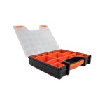 Delock Boîte d'assortiment Orange / Noir 14 compartiments