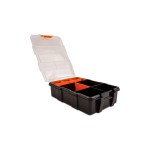 Delock Boîte d'assortiment Orange / Noir 11 compartiments