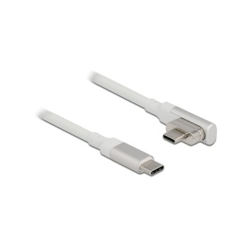 Delock Thunderbolt 3 USB-C cable 4k 60Hz, Magnetisch,Stecker/Stecker,gewinkelt, 1.20m Delock Thunderbolt 3 USB-C cable 4k 60Hz, Magnetisch,Stecker/Stecker,gewinkelt, 1.20m