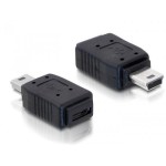 USB Adapter Micro-B pour Mini-B 5 Pin, Micro-B Buchse pour Mini-B 5 Pin Stecker