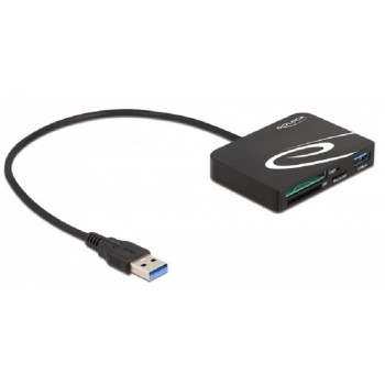 Delock USB 3.0 91756 USB Type-C 4 Slots, 1x USB Typ-A, 1x XQD, 1x SD, 1x Micro SD Delock USB 3.0 91756 USB Type-C 4 Slots, 1x USB Typ-A, 1x XQD, 1x SD, 1x Micro SD
