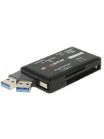 Delock 91758 Card Reader USB 3.2, CF/ SD/ Micro SD/ MS/ M2/ xD Speicherkarten