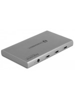 Delock 64157 Externes Gehäuse Thunderbolt, SuperSpeed USB 10 Gbps Typ-A Port - 8K