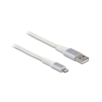 Delock USB Daten&Ladecable, white, 3m, for iPhone, iPad, iPod Delock USB Daten&Ladecable, white, 3m, for iPhone, iPad, iPod