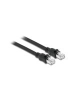 Delock Câble patch Cat 6A, F/UTP, 0.5 m, Noir