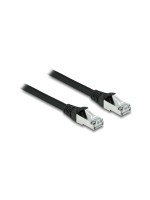 Delock Netzwerkcable RJ45 Cat.6A S/FTP PUR, Outdoor, 1m, black 