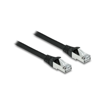 Delock Netzwerkcable RJ45 Cat.6A S/FTP PUR, Outdoor, 1m, black  Delock Netzwerkcable RJ45 Cat.6A S/FTP PUR, Outdoor, 1m, black
