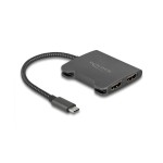 Delock Adaptateur 4K 60Hz, noir USB type C - HDMI