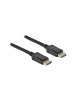 Delock DisplayPort Kabel 10K 60Hz, 54Gbps, 3x Geschirmt, schwarz, 1m
