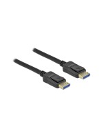 Delock DisplayPort Kabel 8K 60Hz, 40Gbps, 3x Geschirmt, schwarz, 5m