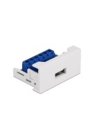 Delock Adaptateur USB 2.0 Easy 45 Module Bloc de terminaison - Prise USB A
