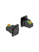 Delock D-Type stéréo femelle de 3.5 mm à bornier