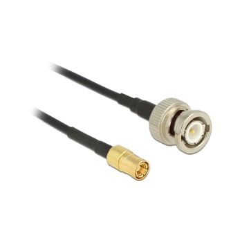 Delock Câble d'antenne RG-174 BNC à SMB, 2 m Delock Câble d'antenne RG-174 BNC à SMB, 2 m