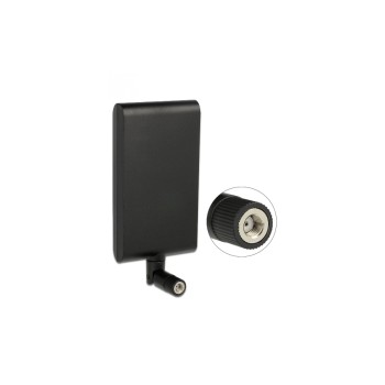 Delock WLAN 802.11 ac/a/h/b/g/n Antenne, RP-SMA Stecker 7.5-10dBi with Kippgelenk Delock WLAN 802.11 ac/a/h/b/g/n Antenne, RP-SMA Stecker 7.5-10dBi with Kippgelenk
