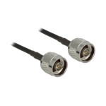 Delock Antennencable LMR195, N Stecker for N Stecker, black , 1m