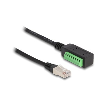 Delock RJ45 cable Cat. 5e Stecker, for Terminalblock Adapter, 21.5cm