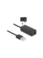 Delock USB Headset und Mikrofon Adapter, 2x3,5mm Klinkenbuchse für Windows & Mac OS