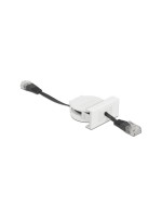 Delock Easy 45 Module câble rétractable Cat 5e, SF/UTP, 0.5 m, Noir
